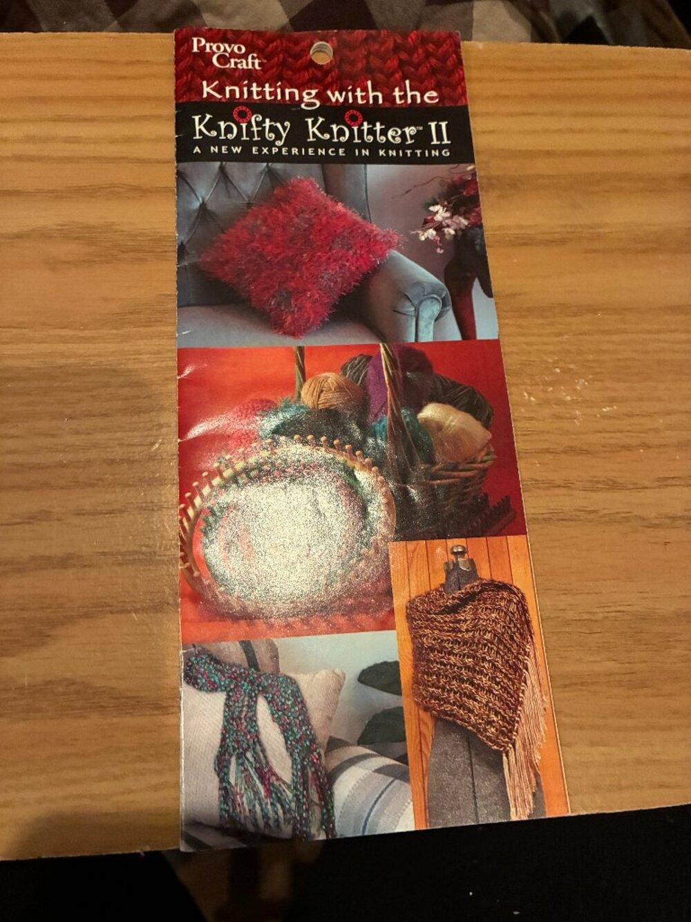 Knitting with Knifty Knitter II Provo Craft Loom Projects Patterns Guide Booklet